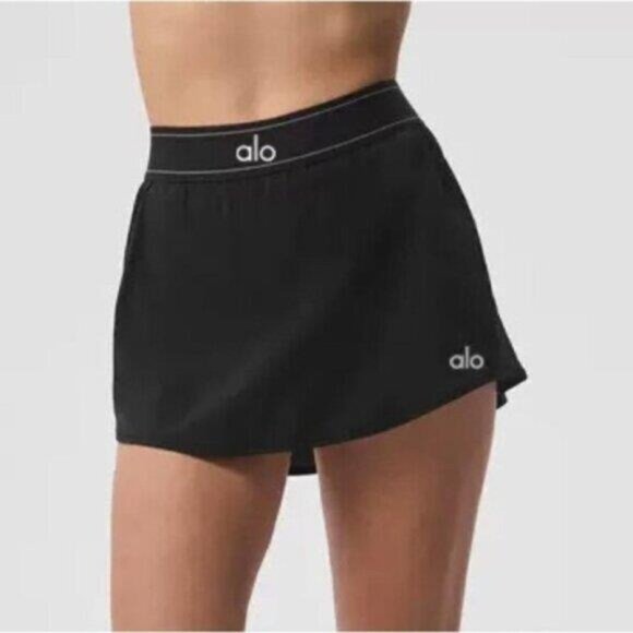 Alo Yoga Women's Black Skirt & Tennis Skirt & Large & NWOT - Picture 4 of 4